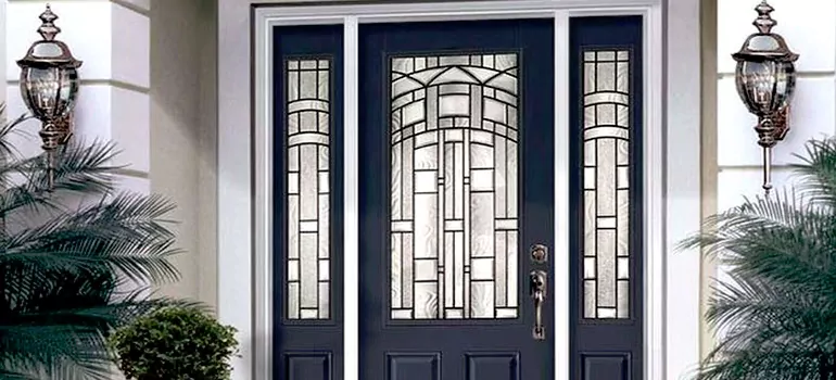 Stained Glass Door Panels in Aventura, FL